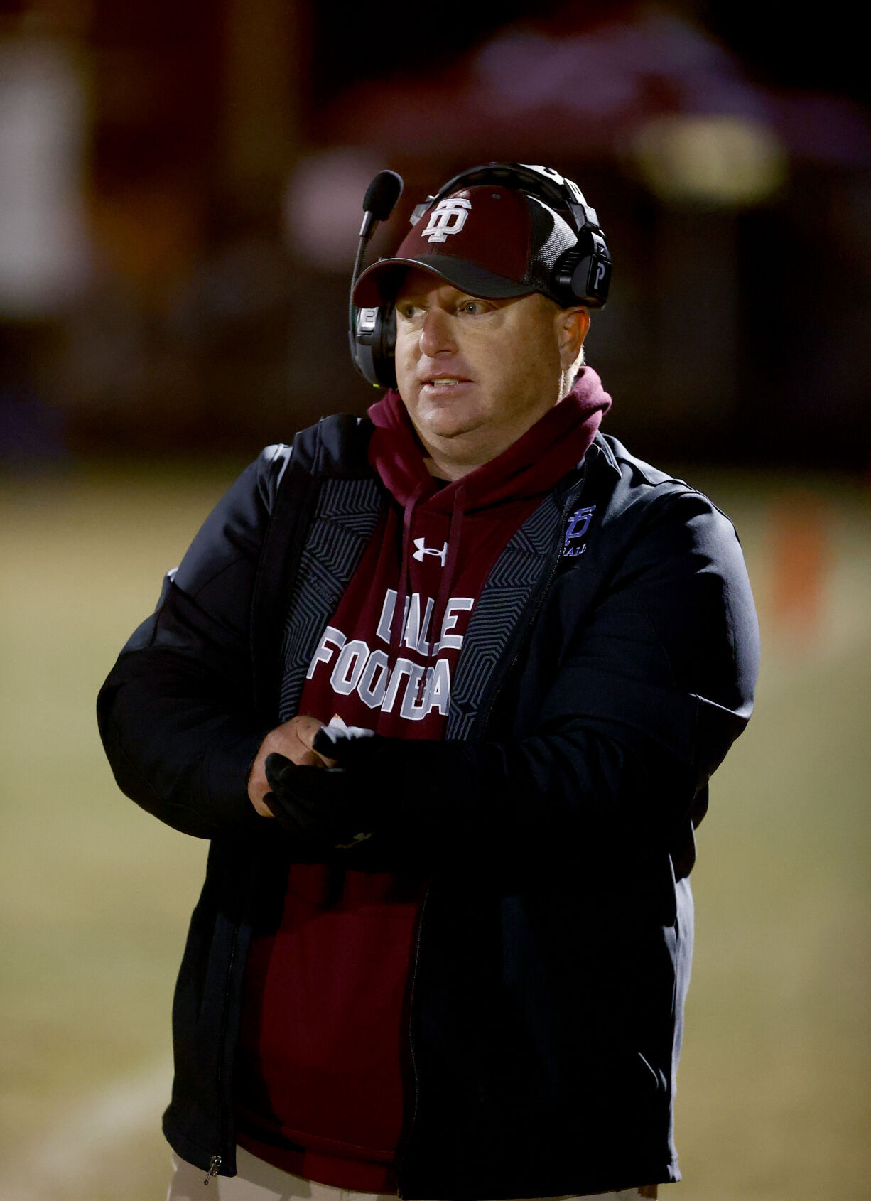 Thomas Dale-Manchester football game in Region 6A semifinals